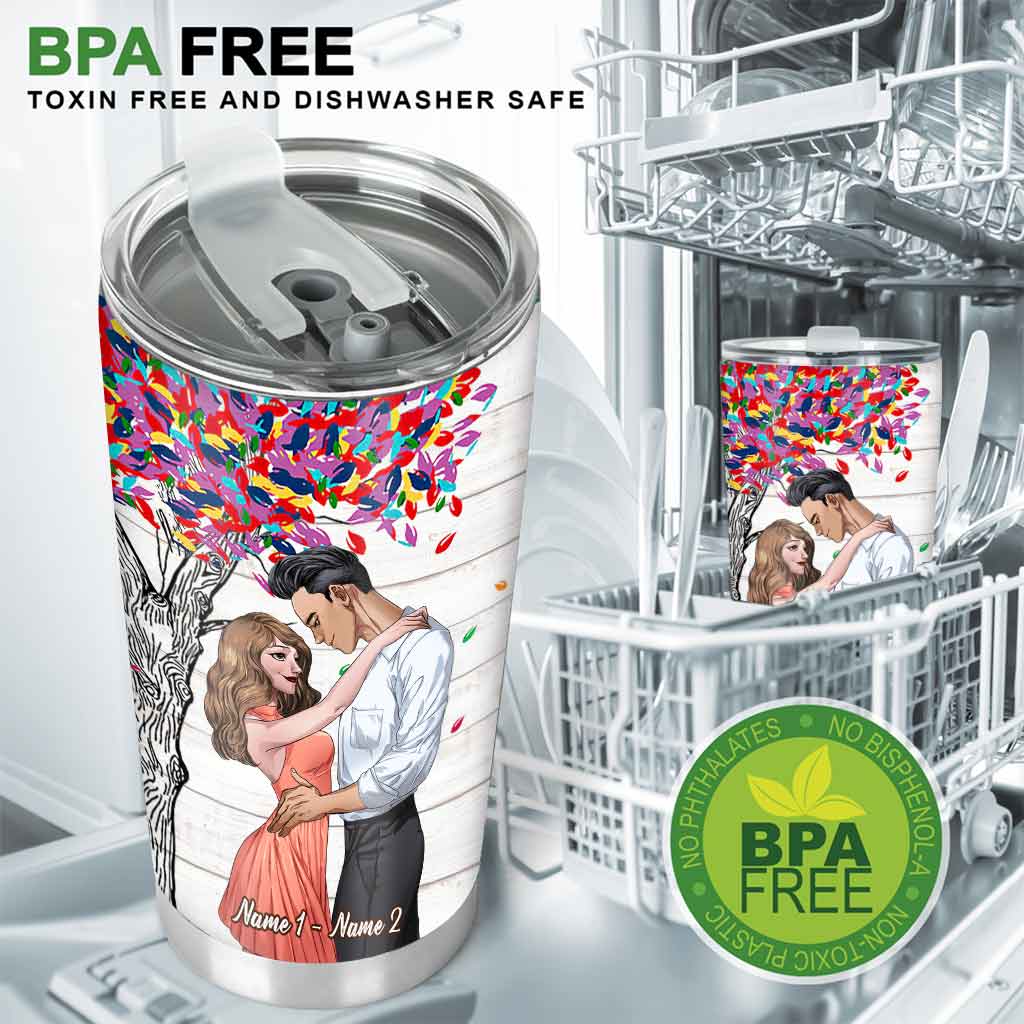 The Day I Met You Love Couple - Personalized Tumbler