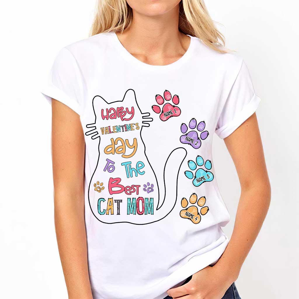 La vie de maman chat est plus belle avec des chats - T-shirt et sweat à capuche personnalisés pour chats