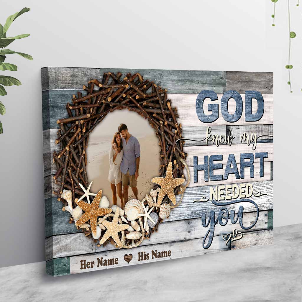 My Heart Needed You - Personalized Couple Poster