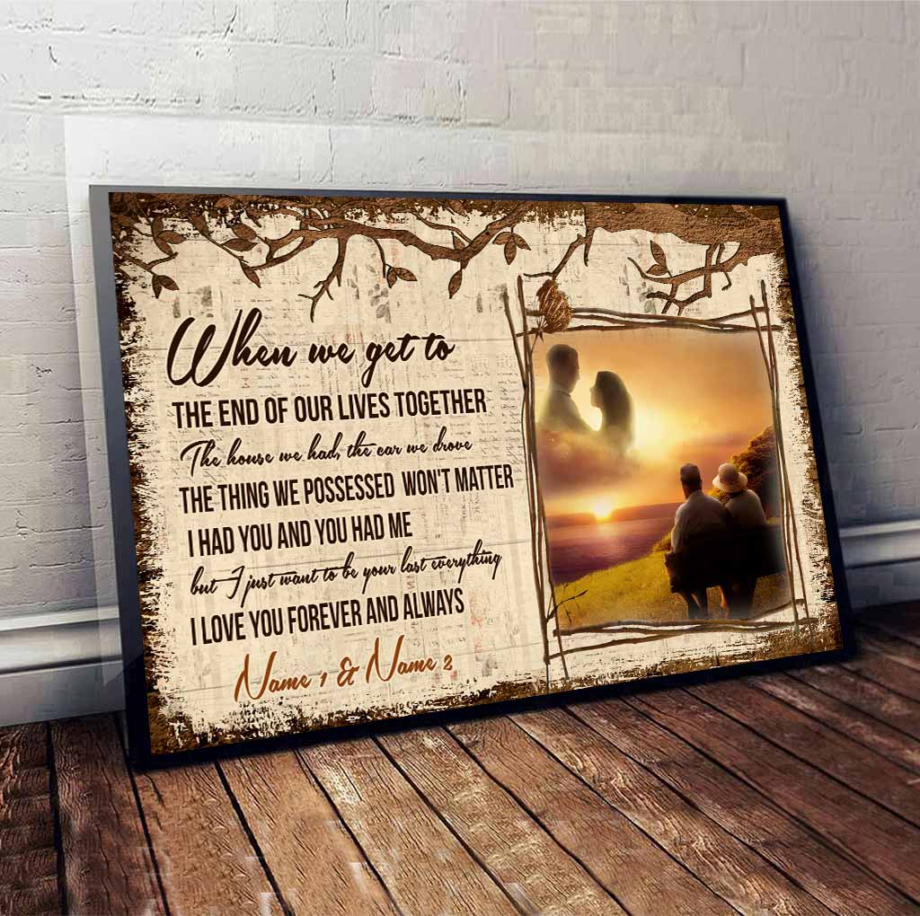 Forever And Always - Personalized Couple Poster