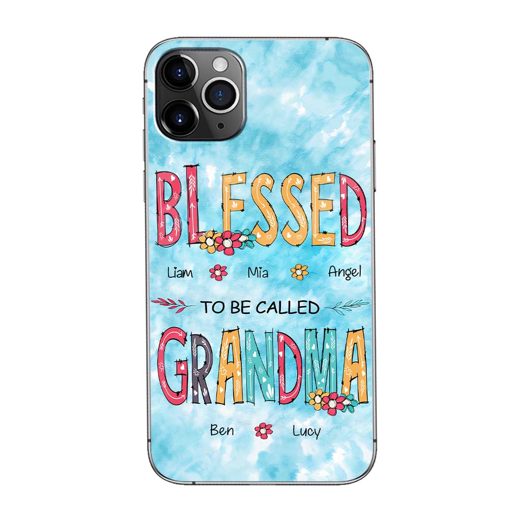 Heureuse d'être appelée grand-mère - Coque de téléphone personnalisée pour grand-mère