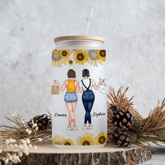 On est plus que des meilleures amies - Verre à canette personnalisé pour meilleures amies