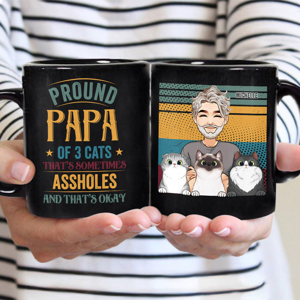 Mug personnalisé « Papa fier » pour la fête des pères