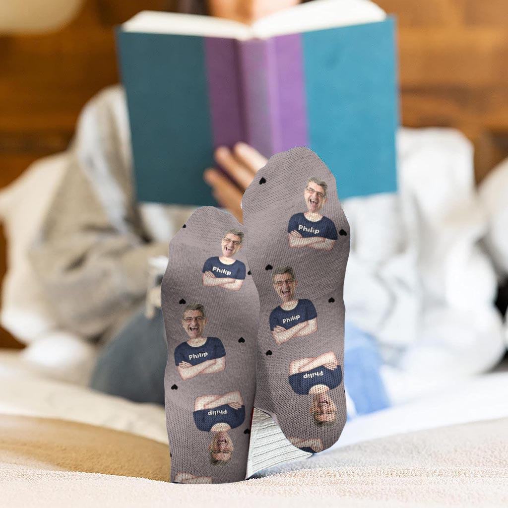 Tu es le meilleur ! – Cadeau pour papa, grand-père, oncle, mari – Chaussettes personnalisées