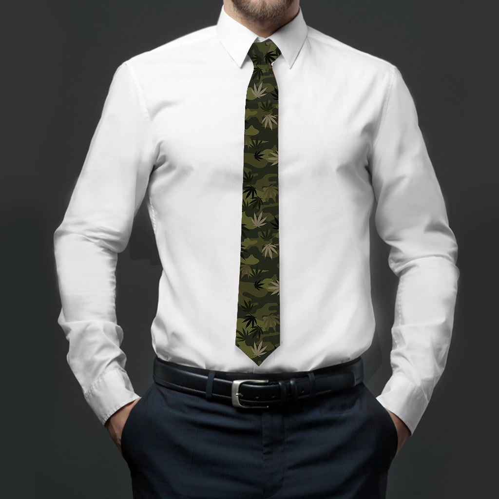 Cravate en forme de weed du papa le plus cool du monde