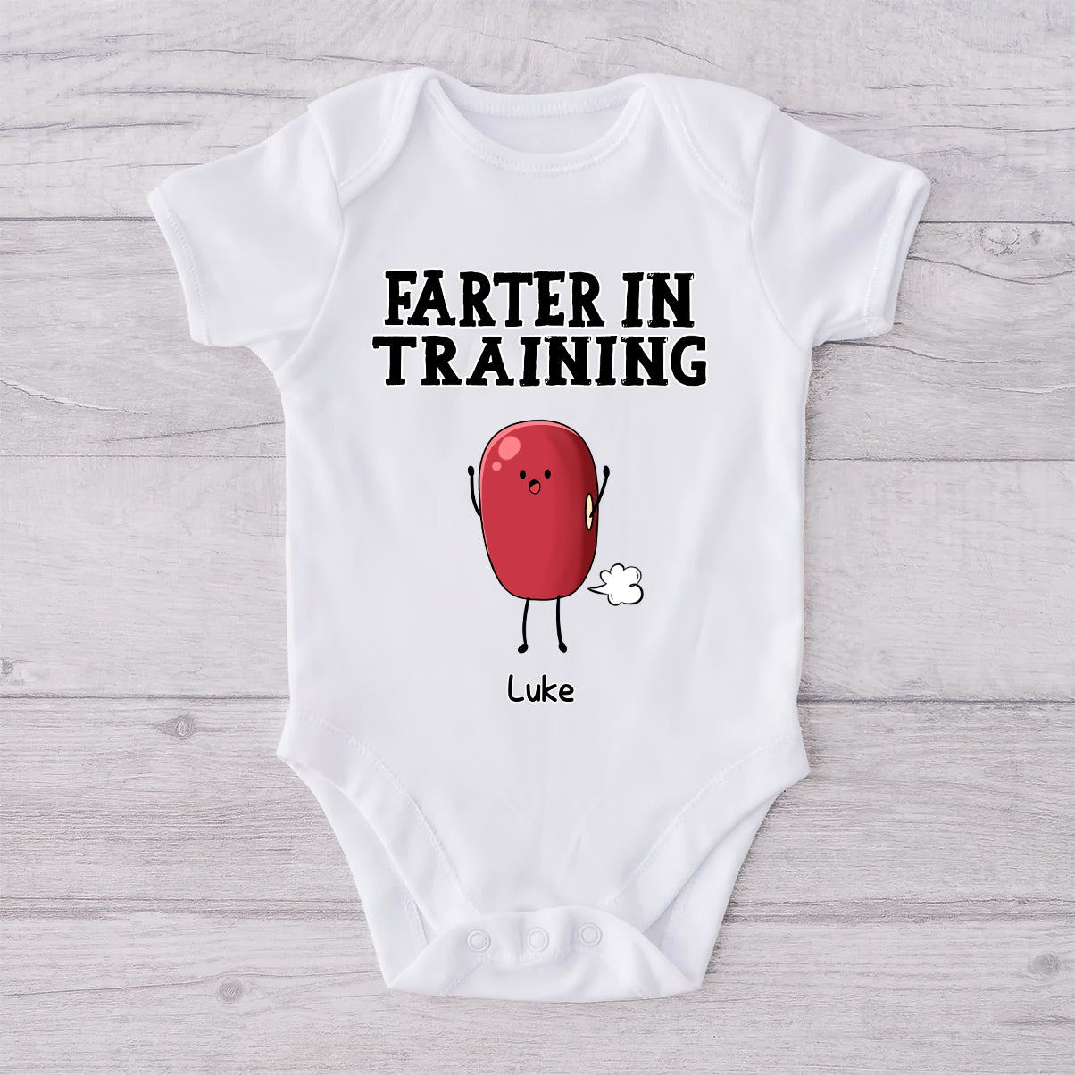 Best Farter Ever - Personalized Father T-shirt And Baby Onesie