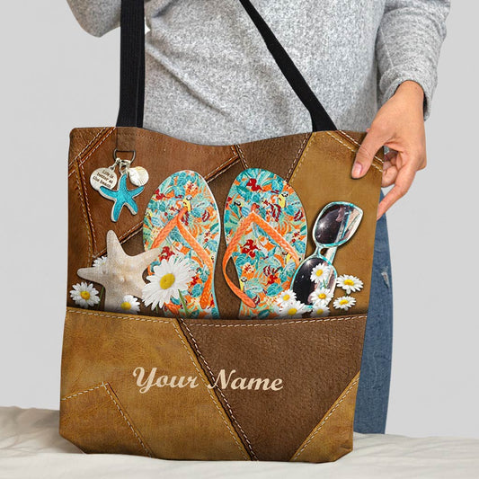 Salty Lil' Beach - Sac fourre-tout personnalisé pour amoureux de la mer