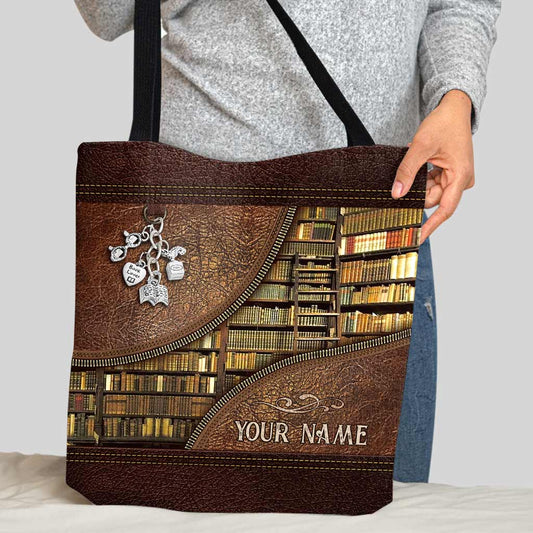 Sac fourre-tout personnalisé pour bibliothèque