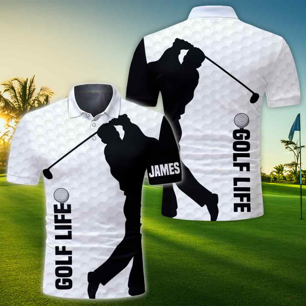 J'adore le golf - Polo de golf personnalisé