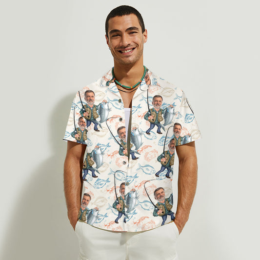 Chemise de pêche - Chemise hawaïenne de pêche personnalisée