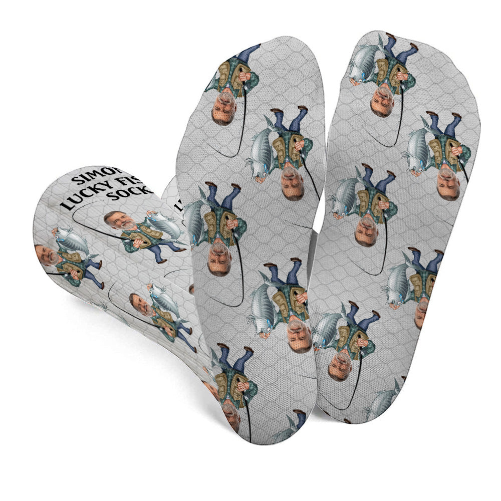 Chaussettes de pêche porte-bonheur - Chaussettes de pêche personnalisées