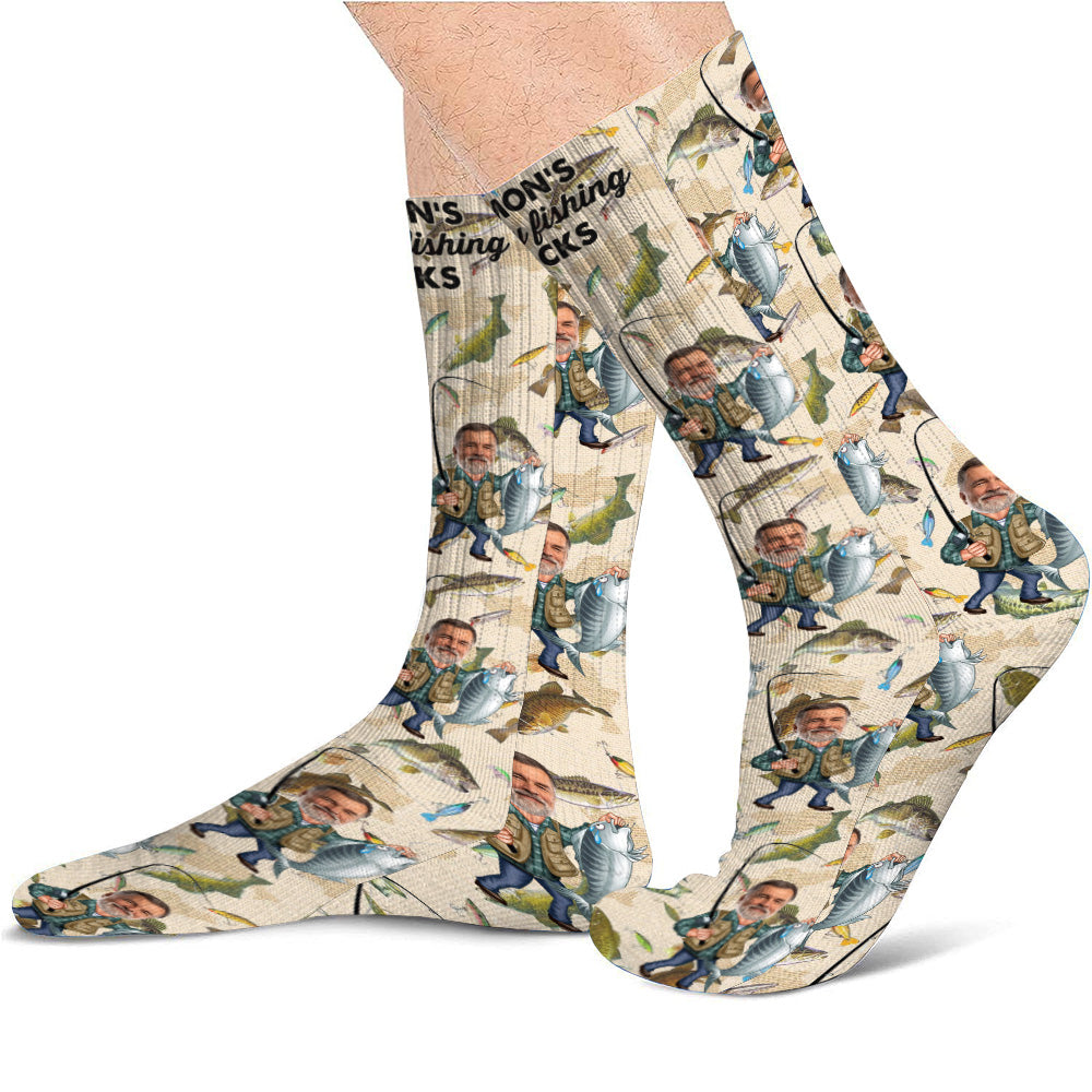 Chaussettes de pêche porte-bonheur - Chaussettes de pêche personnalisées