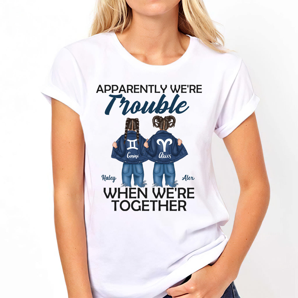 Trouble Together - T-shirt et sweat à capuche personnalisés pour meilleures amies
