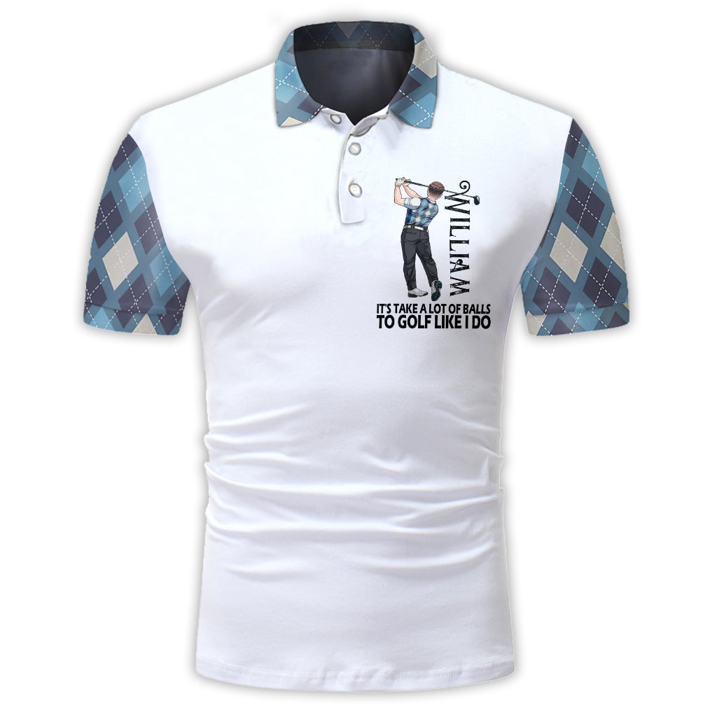 Polo de golf personnalisé « Golf Like I Do »