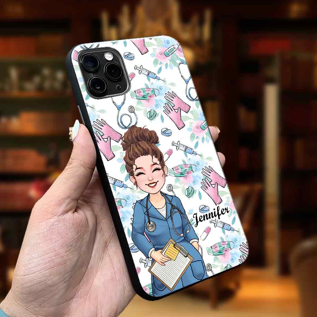 Étui de téléphone personnalisé pour infirmière - Travail d'infirmière