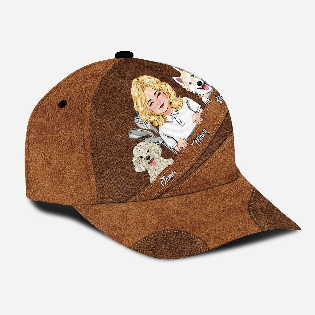 I Like Golf And Dogs And Maybe 3 People - Personalized Golf Classic Cap