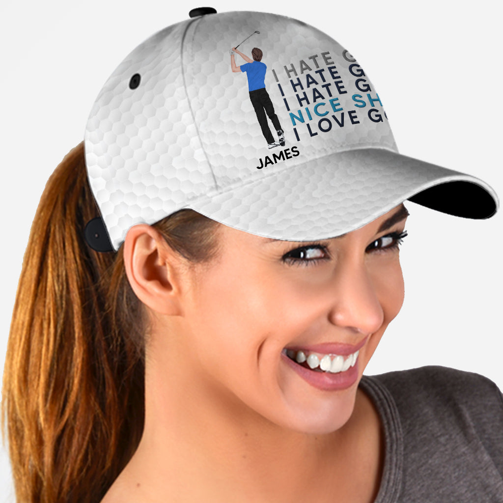 I Love Golf - Personalized Golf Classic Cap