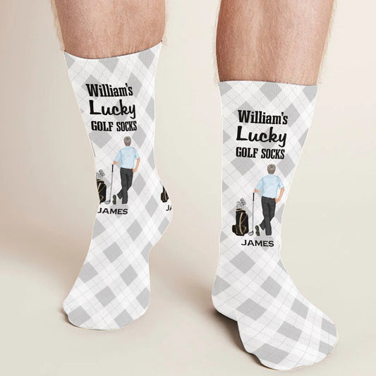 Chaussettes de golf porte-bonheur - Chaussettes de golf personnalisées