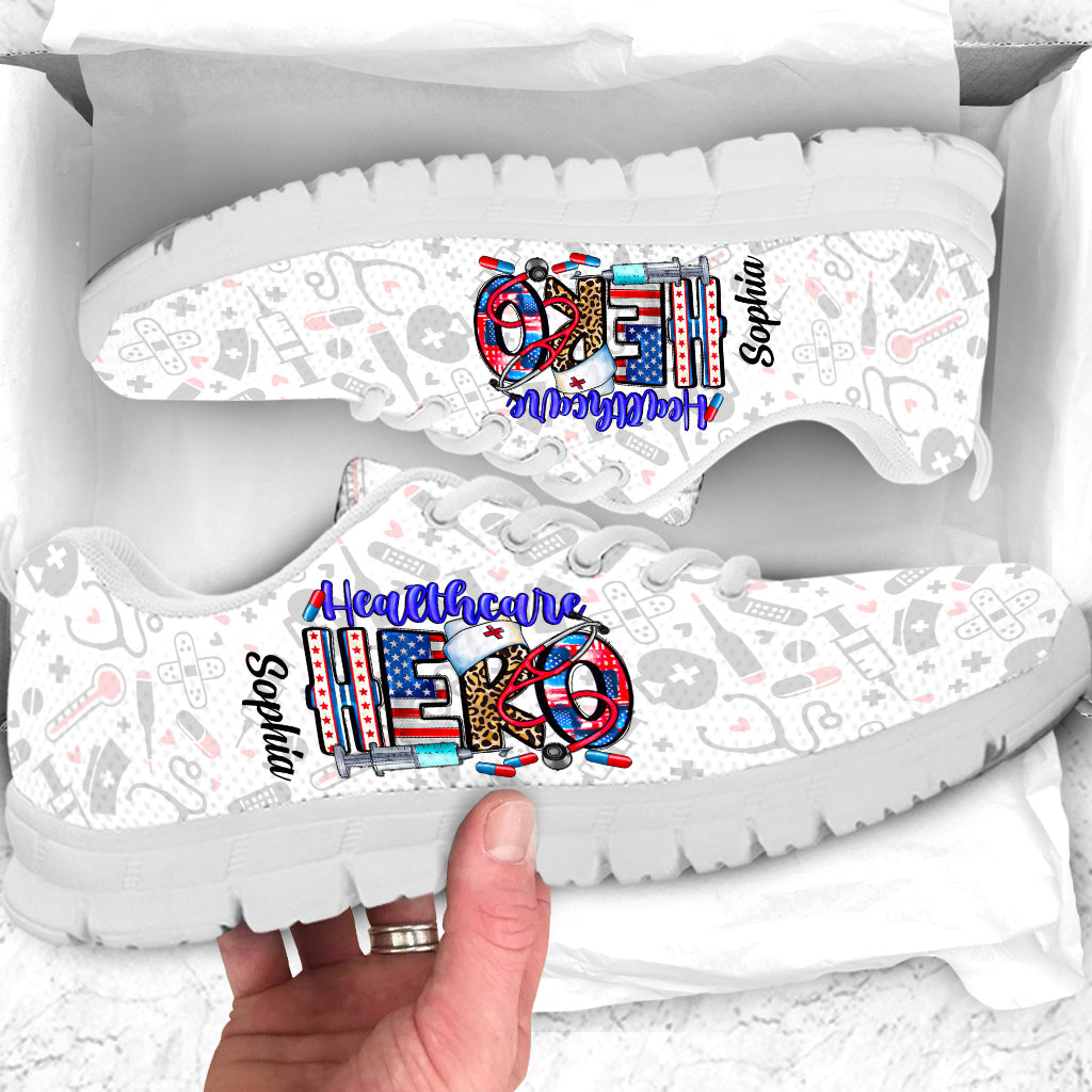Héros des soins de santé - Baskets personnalisées pour infirmières
