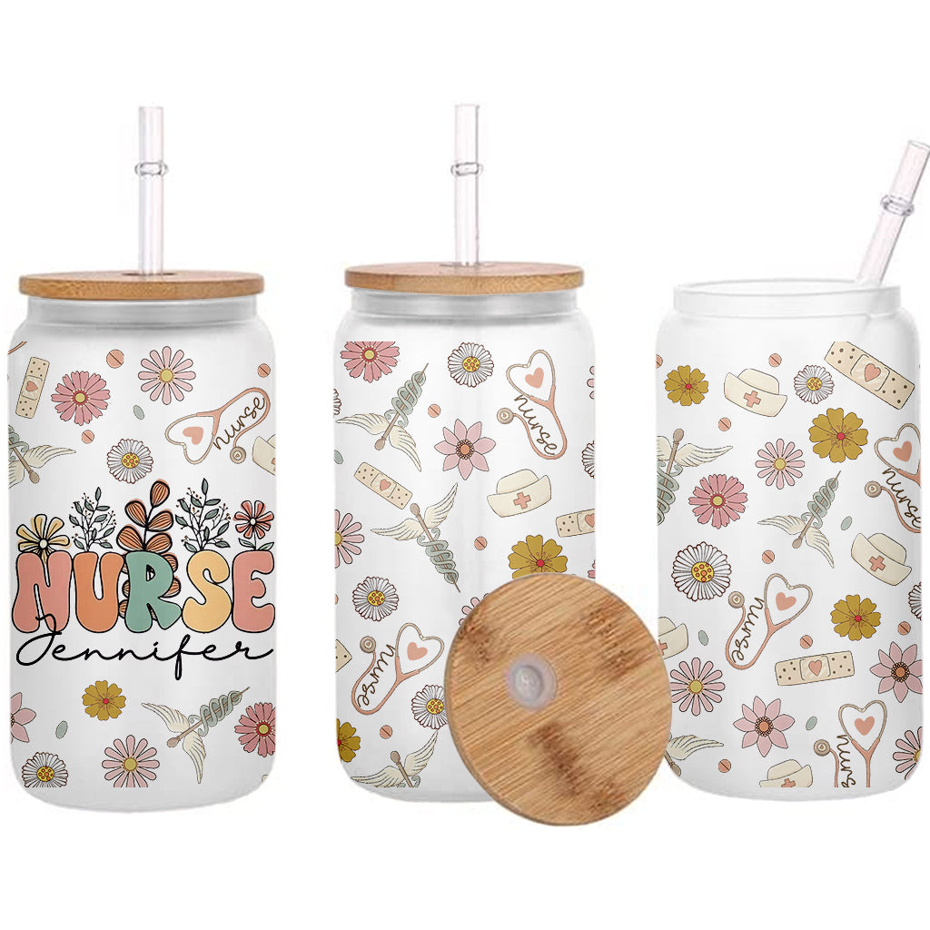 Vie d'infirmière - Verre à boire personnalisé pour infirmière