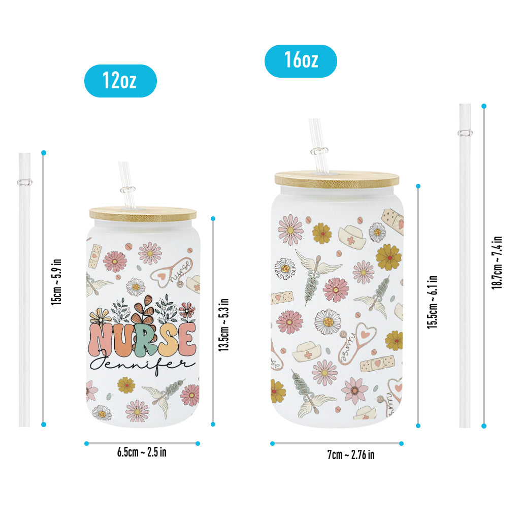 Vie d'infirmière - Verre à boire personnalisé pour infirmière
