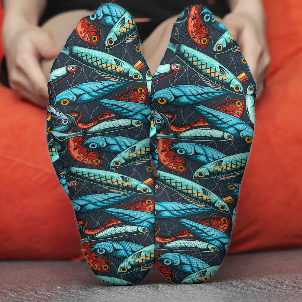 Mes chaussettes de pêche porte-bonheur - Chaussettes de pêche personnalisées