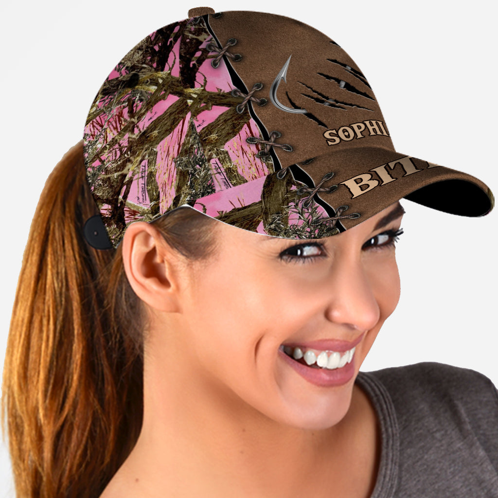 Fille pêcheuse - Casquette classique de pêche personnalisée