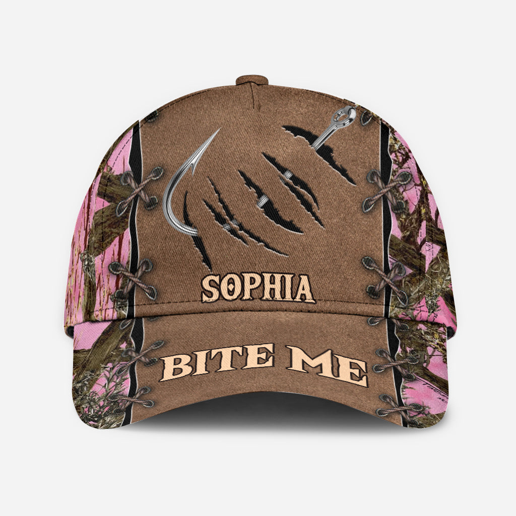 Fille pêcheuse - Casquette classique de pêche personnalisée