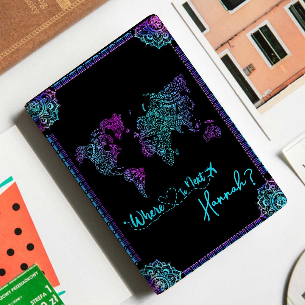 Where To Next - Personalized Travelling Passport Holder
