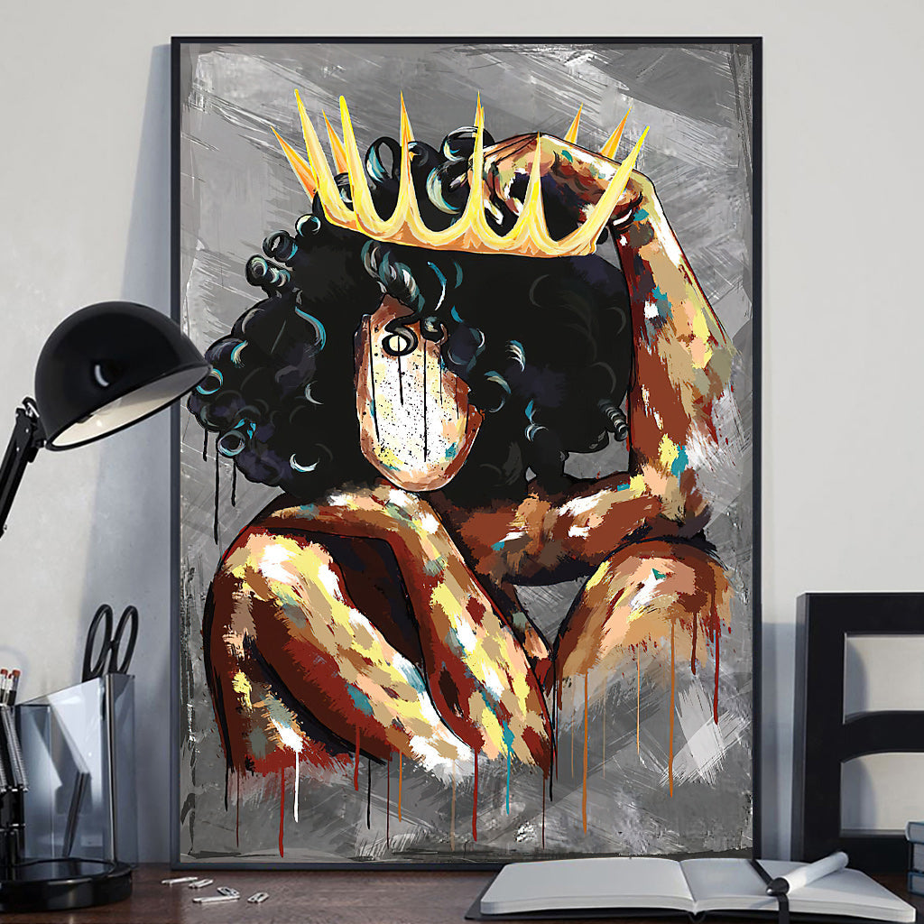 Black Queen - African American Poster 112021