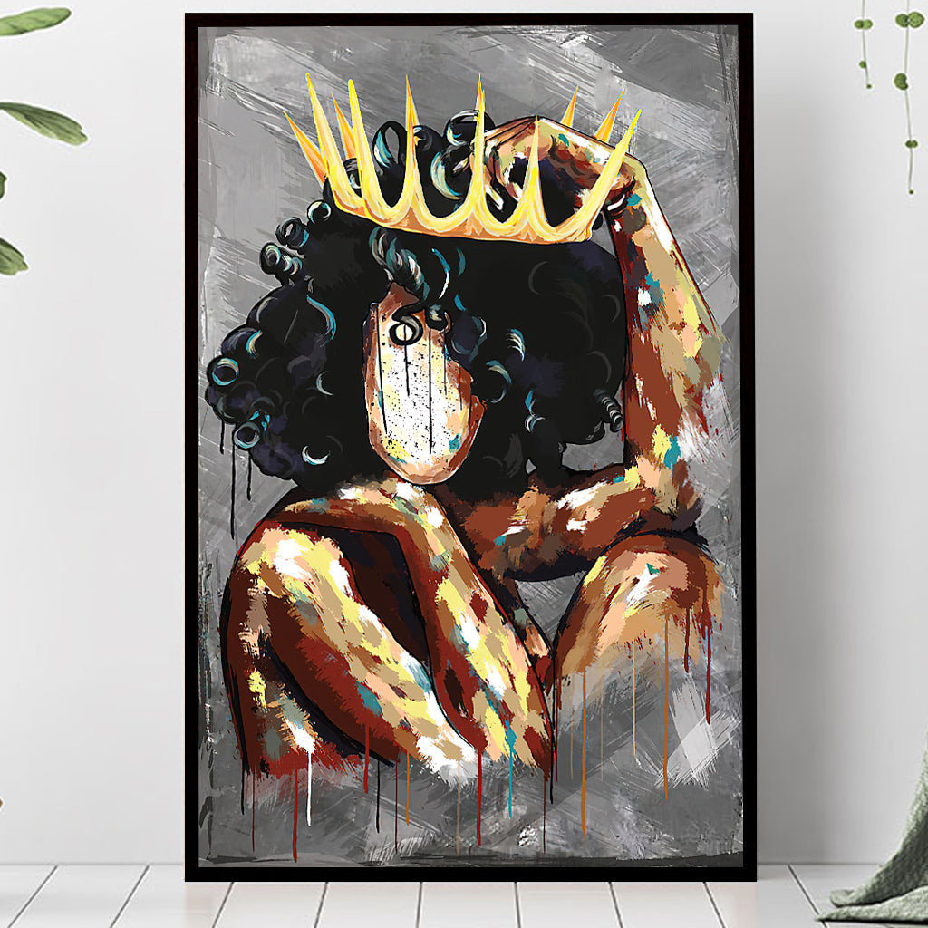 Black Queen - African American Poster 112021