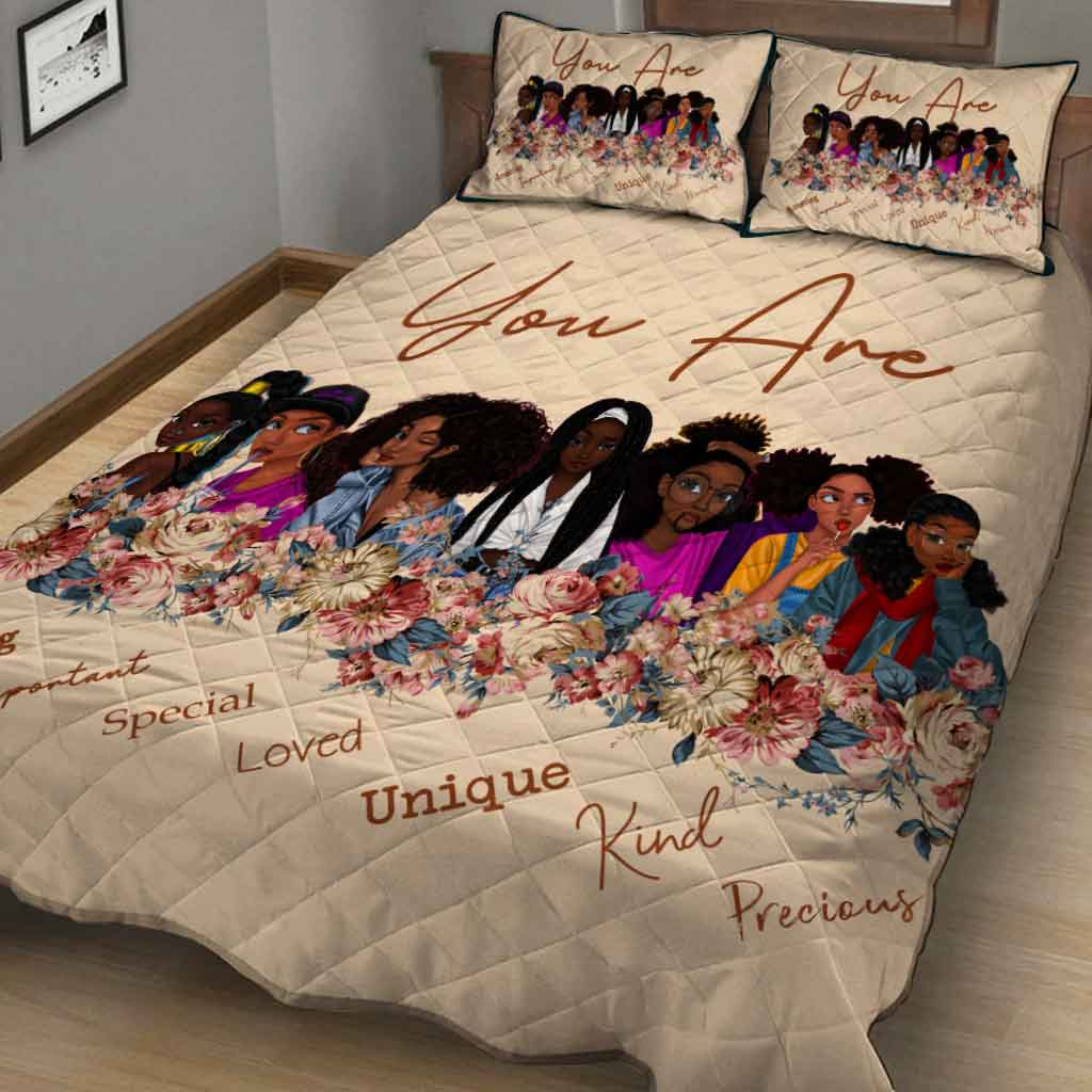 Reine Noire - Ensemble de courtepointe afro-américaine 112021