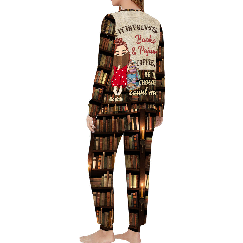 Si cela implique des livres et des pyjamas - Ensemble pyjama-livre personnalisé