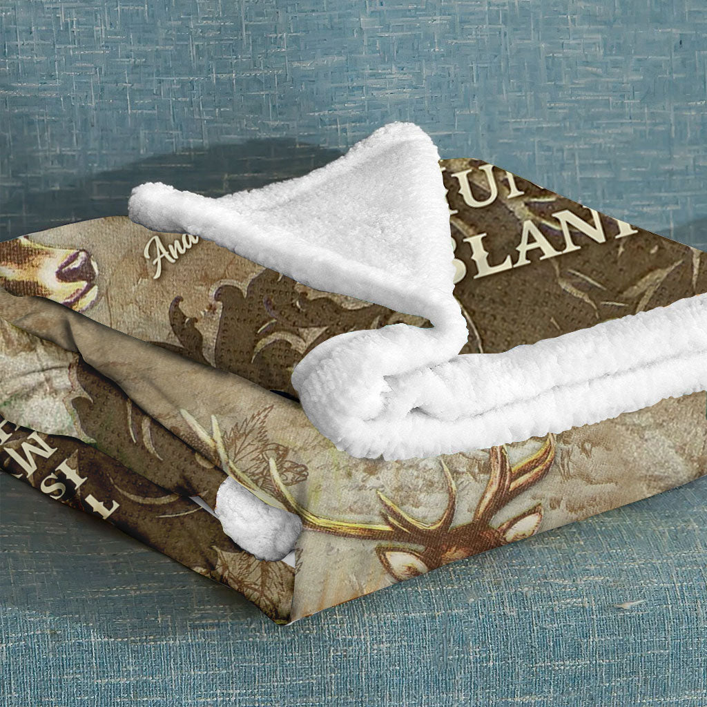 Voici ma couverture de chasse - Couverture de chasse personnalisée