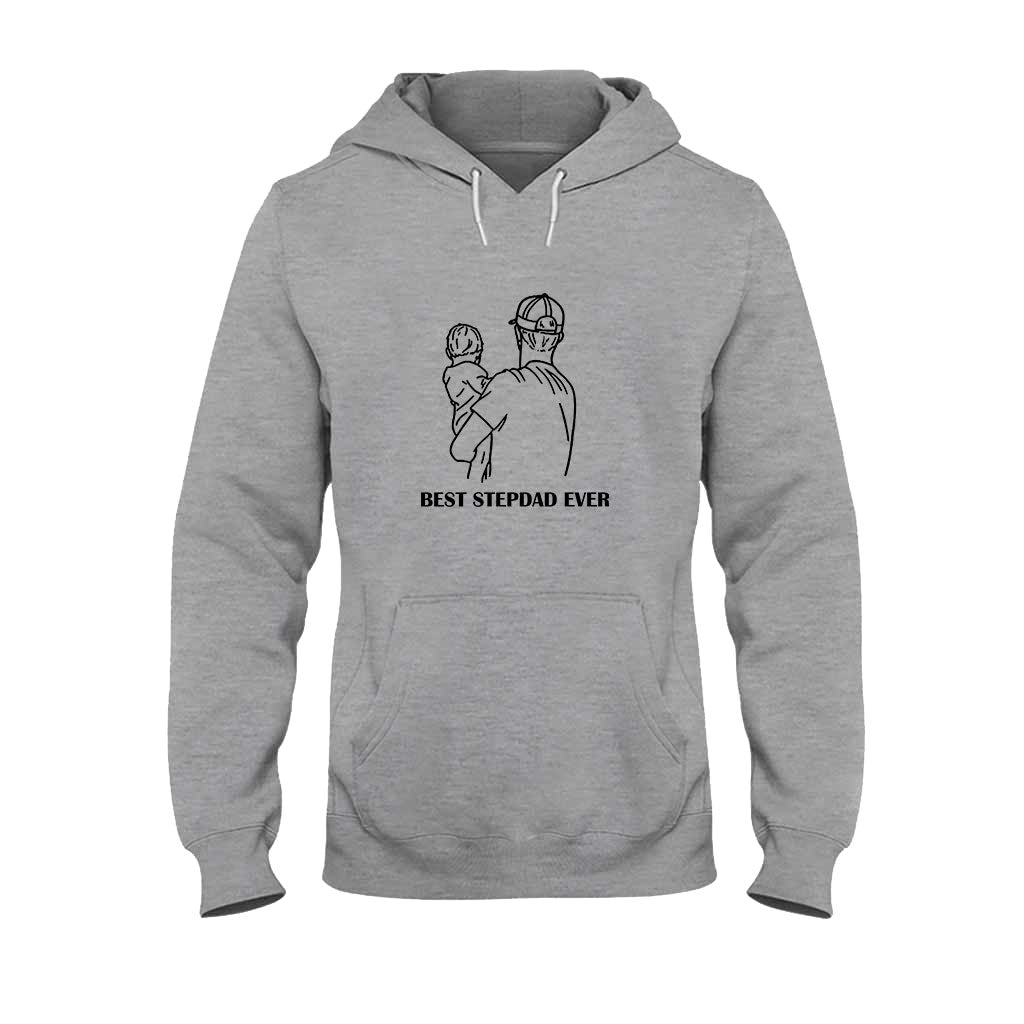 Meilleur beau-père du monde - Cadeau pour beau-père - T-shirt et sweat à capuche personnalisés