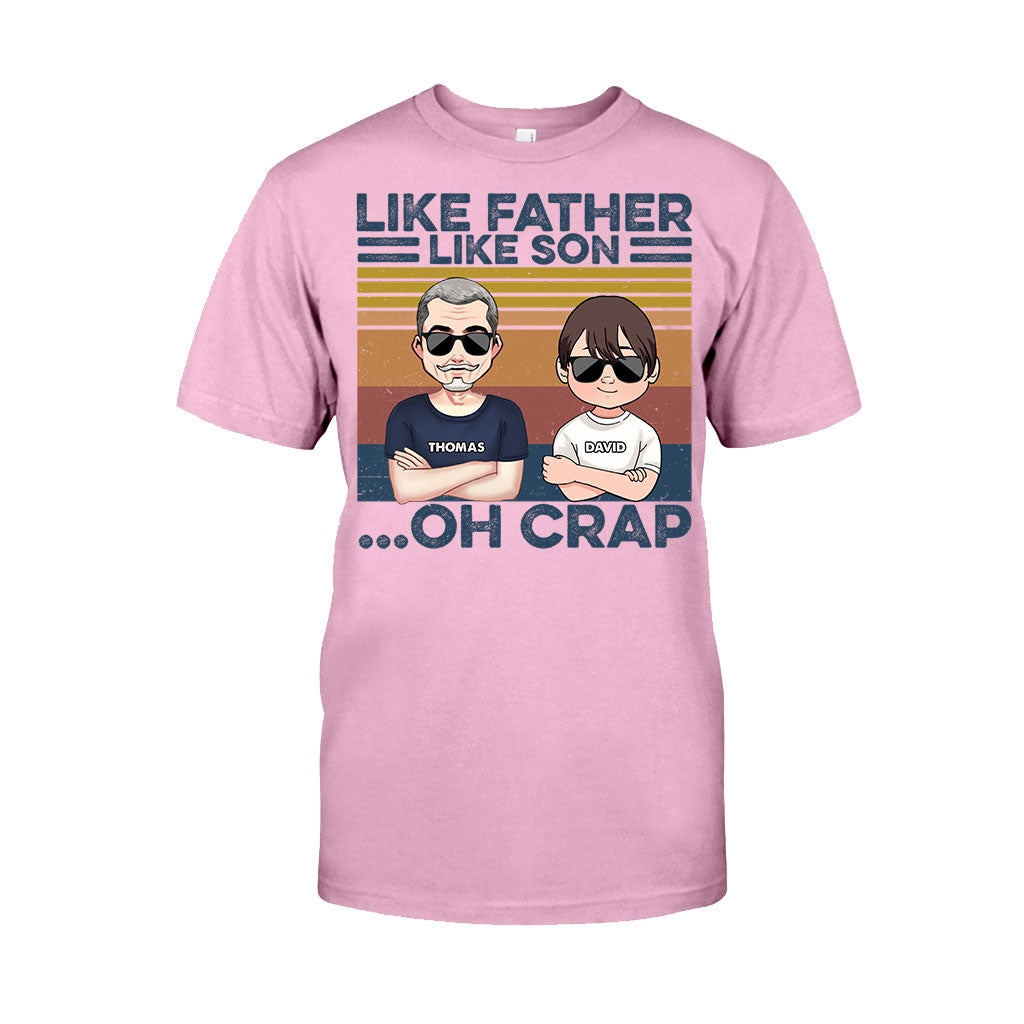 Like Father Like Son - Gift for dad, dad - Personalized T-shirt And Hoodie