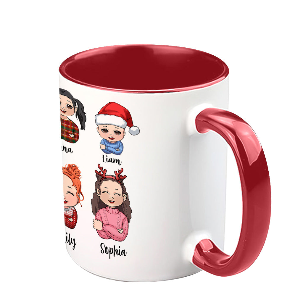 Gigi Claus - Personalized Grandma Accent Mug