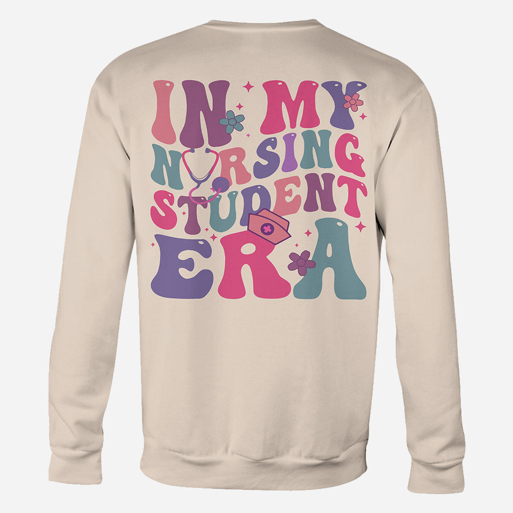 À l'époque où j'étais étudiante en soins infirmiers - Chemise personnalisée intégrale pour infirmière