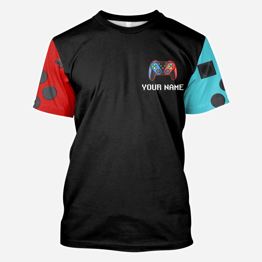 J'ai mis mon jeu en pause pour être ici - T-shirt personnalisé inspiré des jeux vidéo
