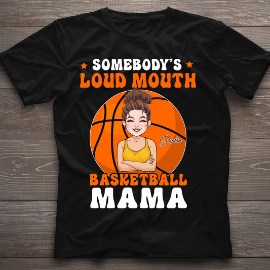 Maman basketteuse à la langue bien pendue - T-shirt et sweat à capuche de basketteur personnalisés