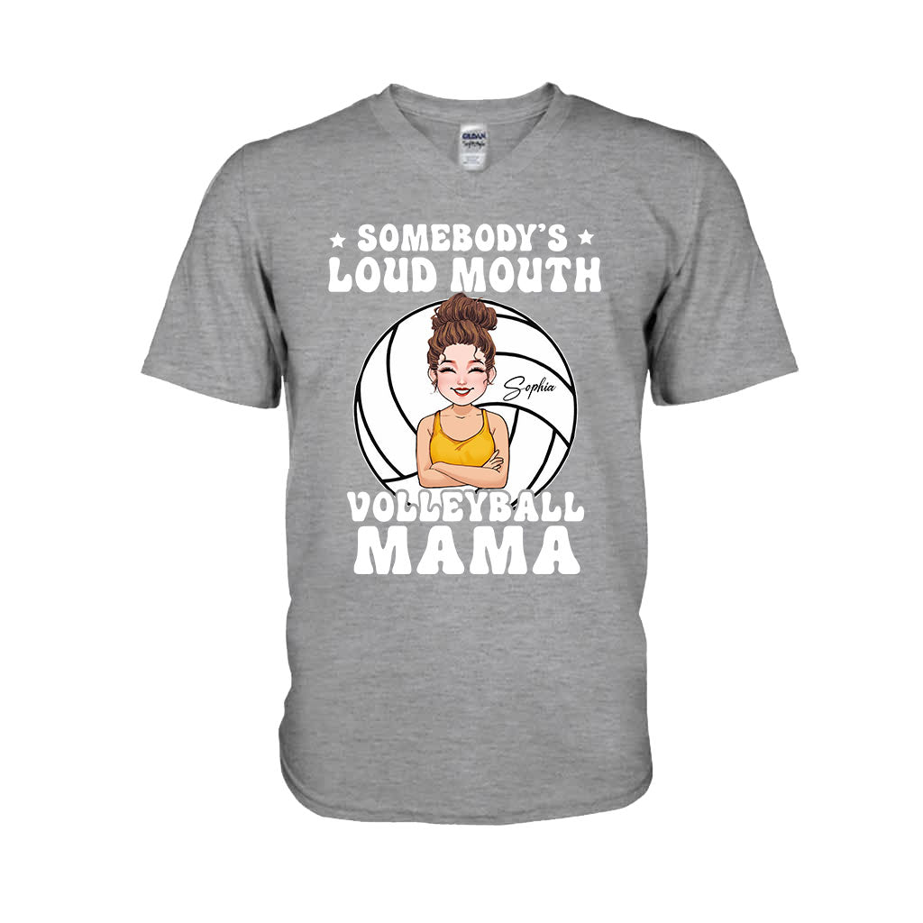 Maman Volleyballeuse à la Grande Gueule - T-shirt et sweat à capuche de volley-ball personnalisés