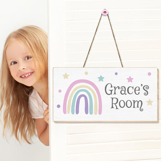 Child's Room - Personalized Kid Custom Shaped Wood Sign