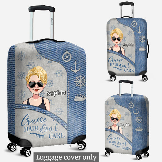 Cheveux de croisière, on s'en fiche ! - Housse de bagage personnalisée pour croisière