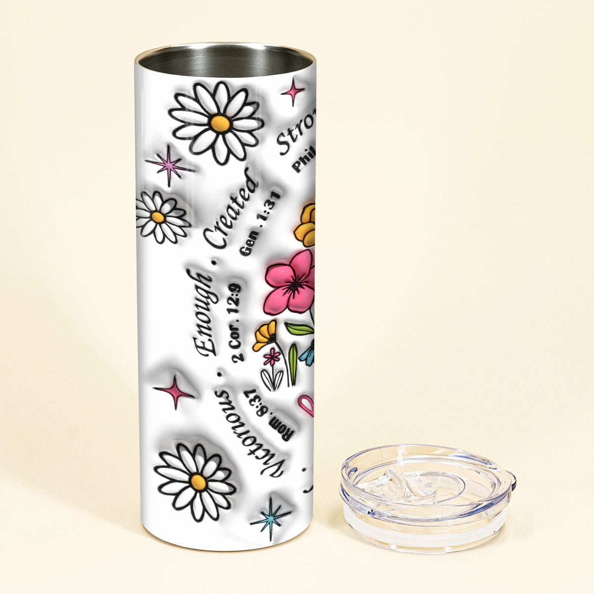 Tu es assez - Gobelet isotherme chrétien personnalisé