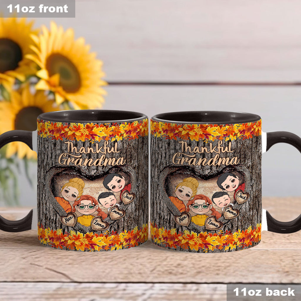 Mug personnalisé « Grand-mère reconnaissante »