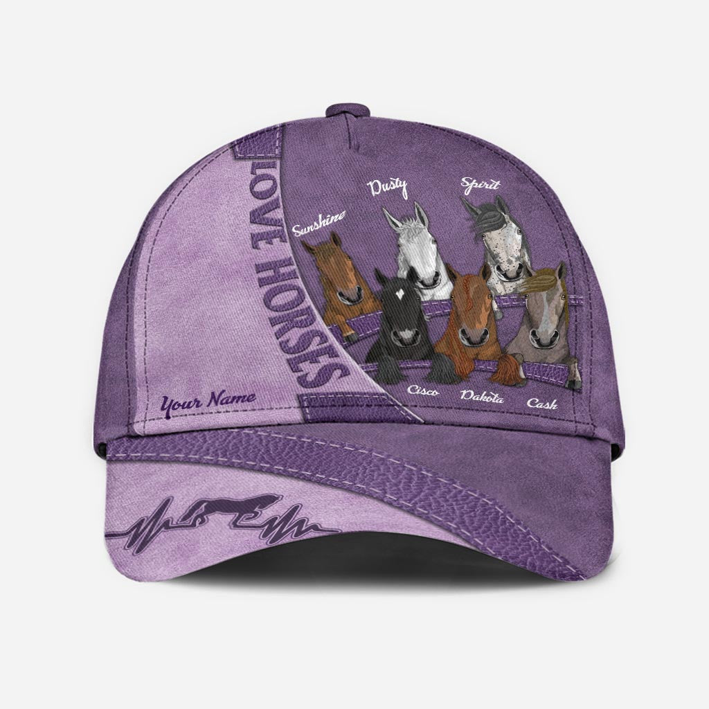 Amoureux des chevaux - Casquette classique personnalisée pour les amoureux des chevaux