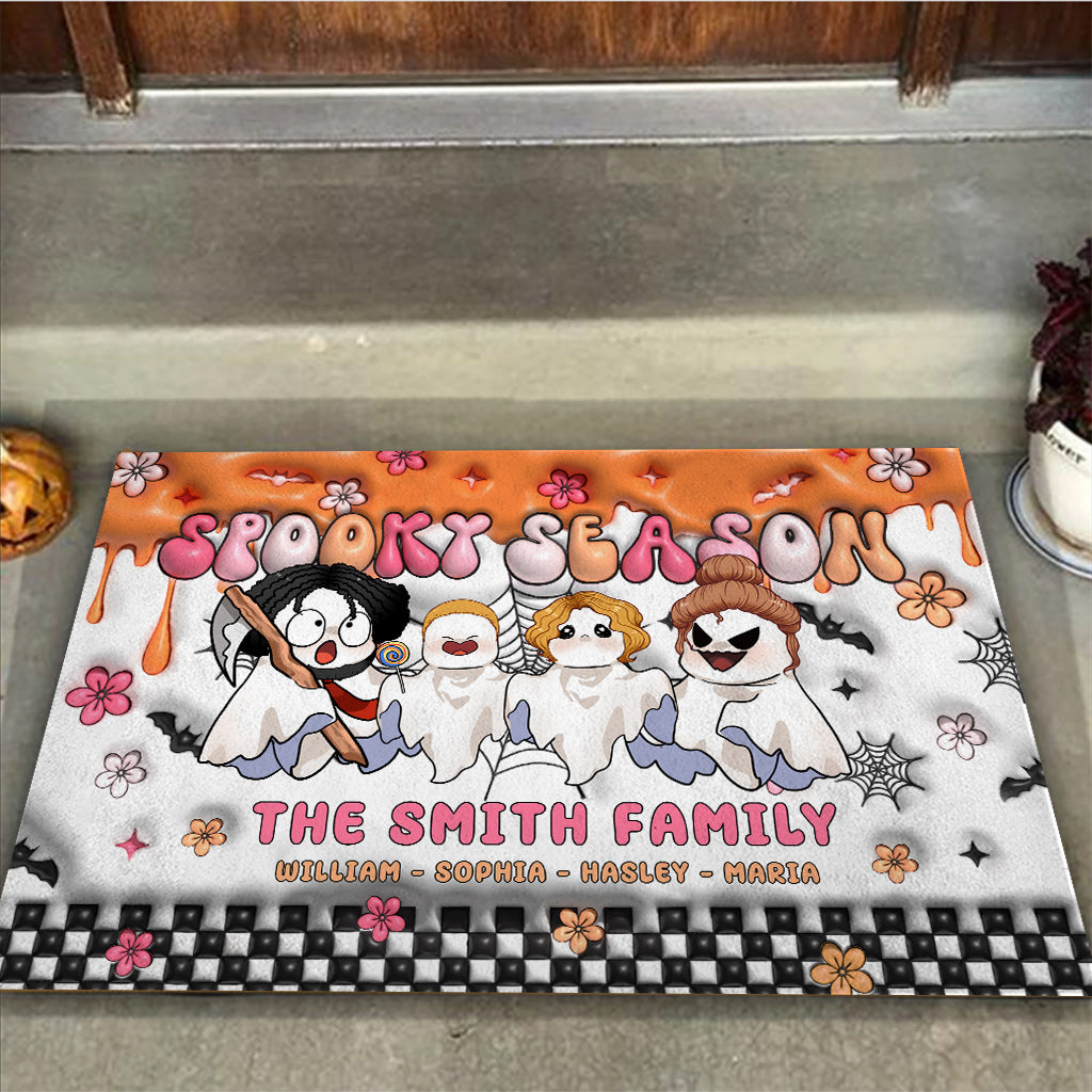 Famille Fantôme - Paillasson familial personnalisé