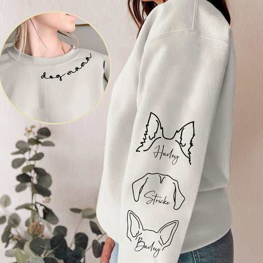 Maman de chien - T-shirt personnalisé intégral pour chien