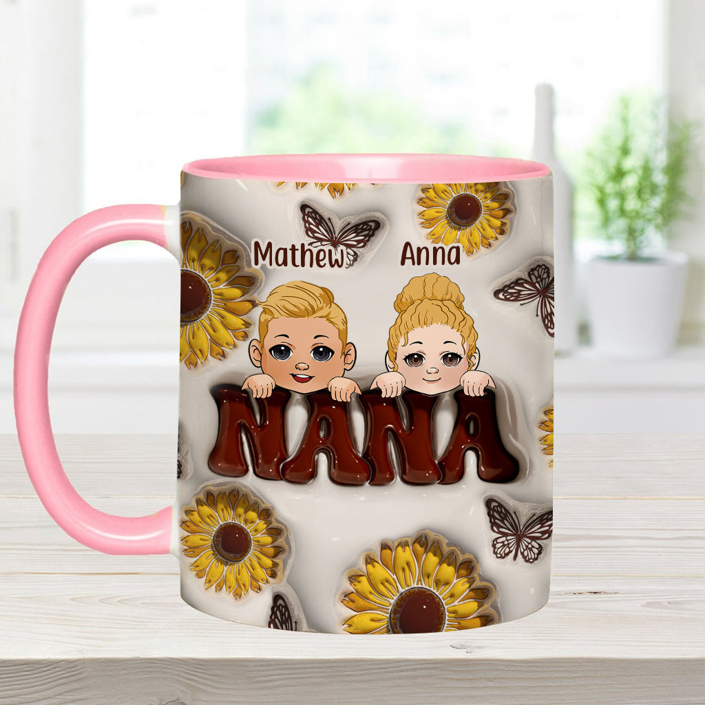 Meilleure grand-mère/mamie/mémé du monde - Cadeau pour grand-mère - Mug personnalisé