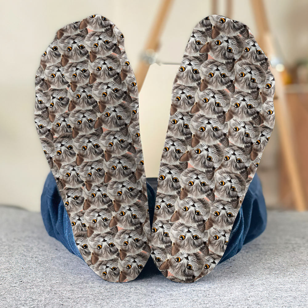Chaussettes personnalisées pour chat avec motif imprimé -